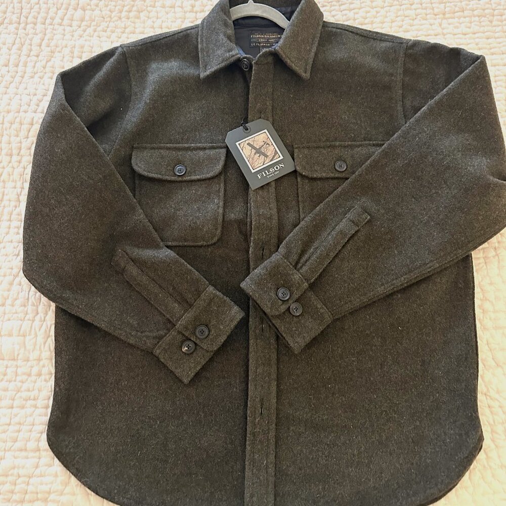NWT Filson Men's CPO Wool Jac-Shirt, Size Medium